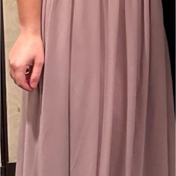 JJs house light purple size 6 black tie dress - Picture 5 of 6